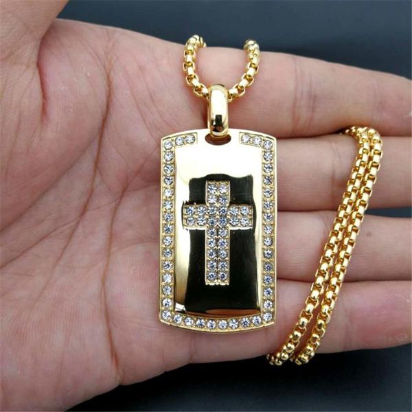 pendant necklaces hip hop iced out cross necklace for women gold color stainless steel square rhinestones christian jewelry, Silver
pendant necklaces hip hop iced out cross necklace for women gold color stainless steel square rhinestones christian jewelry, Silver
