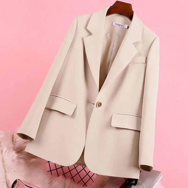 women's suits & blazers short style small suit jacket female 2021 spring and autumn loose white, White;black
women's suits & blazers short style small suit jacket female 2021 spring and autumn loose white, White;black