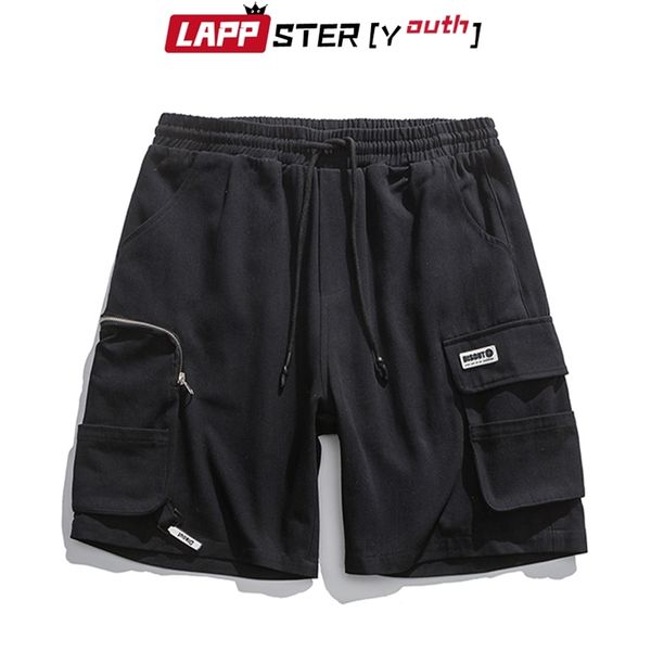 men patchwork streetwear cargo shorts summer mens pockets black casual running short male vintage pants 5xl 210420, White;black
men patchwork streetwear cargo shorts summer mens pockets black casual running short male vintage pants 5xl 210420, White;black