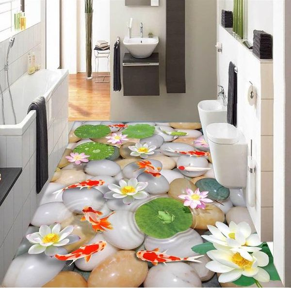 wallpapers 3 d pvc flooring custom wall wticker 3d bathroom lotus carp pebbles painting po wallpaper for walls
wallpapers 3 d pvc flooring custom wall wticker 3d bathroom lotus carp pebbles painting po wallpaper for walls