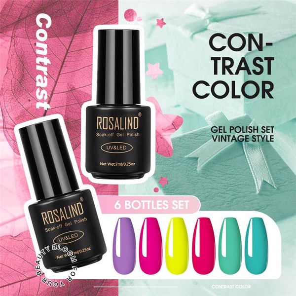 nail gel rosalind 6 colors set polish easy to handle quick dry not fall off long lasting luster cure by led lamp makeup, Red;pink
nail gel rosalind 6 colors set polish easy to handle quick dry not fall off long lasting luster cure by led lamp makeup, Red;pink