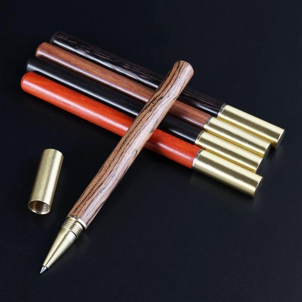 wood brass ballpoint pen 0.5mm black ink roller ball pens signature fine writing tool stationery student gift h55f fountain
wood brass ballpoint pen 0.5mm black ink roller ball pens signature fine writing tool stationery student gift h55f fountain