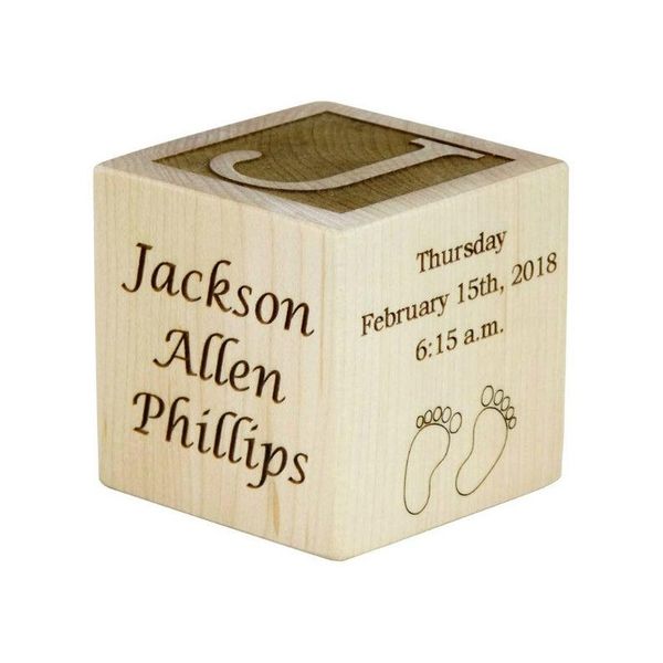 custom engraved baby block born gift wooden personalized girl boy other event & party supplies
custom engraved baby block born gift wooden personalized girl boy other event & party supplies
