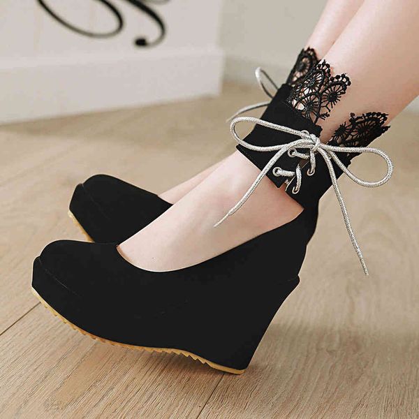 sandals for dropship female solid lace up shallow platform shoes women high wees elegant casual pumps, Black
sandals for dropship female solid lace up shallow platform shoes women high wees elegant casual pumps, Black