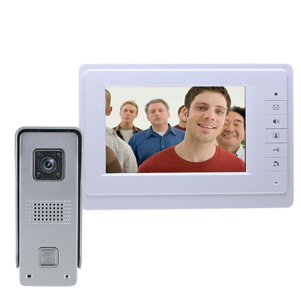 7'' tft lcd wired video door phone visual intercom speakerphone system with waterproof outdoor ir camera phones
7'' tft lcd wired video door phone visual intercom speakerphone system with waterproof outdoor ir camera phones