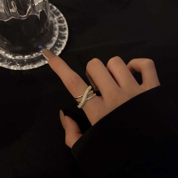 cross zircon women's light luxury minority mouth index finger fashion personality ring, Black
cross zircon women's light luxury minority mouth index finger fashion personality ring, Black