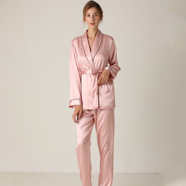 women's shorts silk long sleeve trousers lapel high archives pajamas with belt solid color nightwear 5idt, White;black
women's shorts silk long sleeve trousers lapel high archives pajamas with belt solid color nightwear 5idt, White;black
