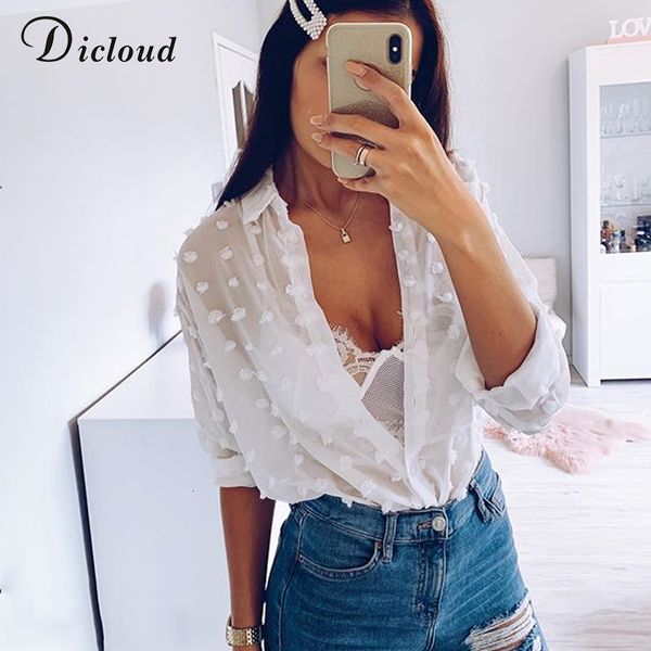 women's blouses & shirts dicloud fashion woman white long sleeve beach tunic elegant dot shirt casual chiffon blouse minimalist female
women's blouses & shirts dicloud fashion woman white long sleeve beach tunic elegant dot shirt casual chiffon blouse minimalist female