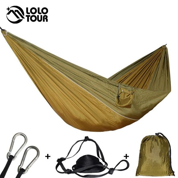 ultralight outdoor camping hammock sleep swing tree bed garden backyard furniture hanging chair hangmat 270*140cm camp
ultralight outdoor camping hammock sleep swing tree bed garden backyard furniture hanging chair hangmat 270*140cm camp