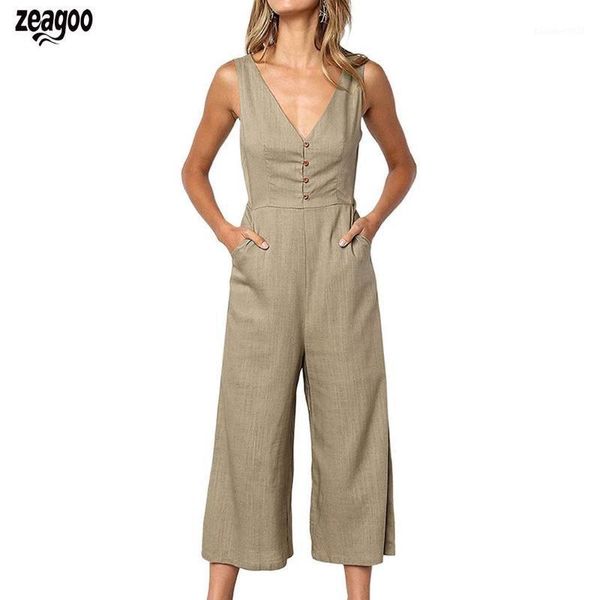 women's jumpsuits & rompers women casual v-neck sleeveless solid zipper summer closure mid calf high waist pockets, button,, Black;white
women's jumpsuits & rompers women casual v-neck sleeveless solid zipper summer closure mid calf high waist pockets, button,, Black;white