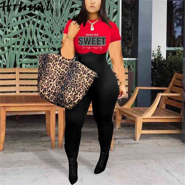 color matching jumpsuits letter printing skinny casual style clothes for women long sleeve fashion office lady cortos de mujer 210513, Black;white
color matching jumpsuits letter printing skinny casual style clothes for women long sleeve fashion office lady cortos de mujer 210513, Black;white