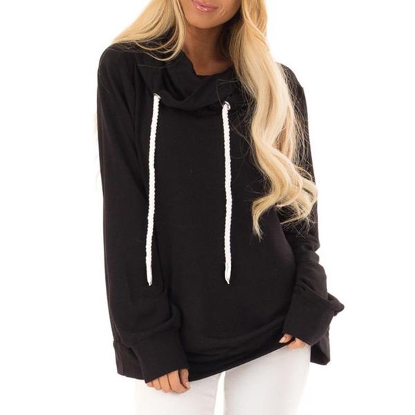 women's hoodies & sweatshirts drawstring woman long sleeve hoody women slogan blouse cotton plus size sweatshirt pullover sudadera, Black
women's hoodies & sweatshirts drawstring woman long sleeve hoody women slogan blouse cotton plus size sweatshirt pullover sudadera, Black