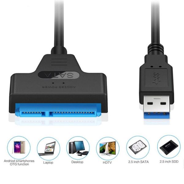 3.0 to sata7+15pin hard disk cable converter for 2.5 inches ssd hdd sata 5gbps usb adapter pc computer cables & connectors
3.0 to sata7+15pin hard disk cable converter for 2.5 inches ssd hdd sata 5gbps usb adapter pc computer cables & connectors