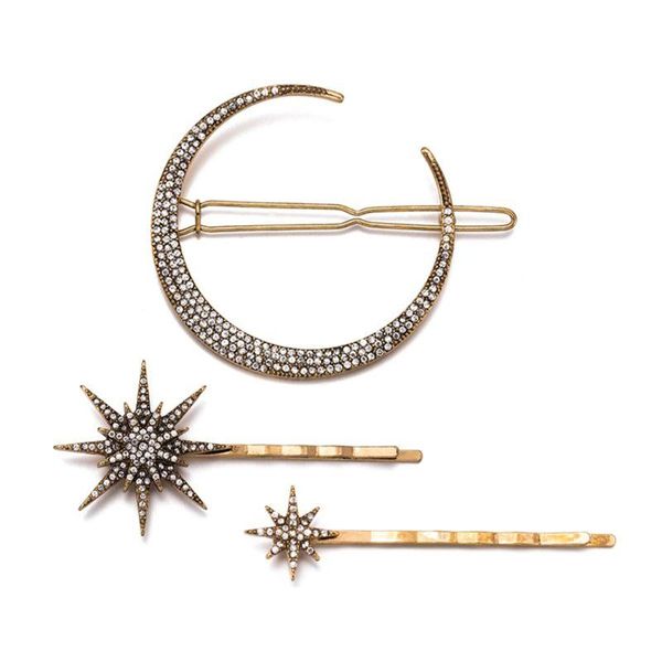 hair clips & barrettes 3 pcs/set retro geometric clip set moon modeling hairpin word for women girls jewelry, Golden;silver
hair clips & barrettes 3 pcs/set retro geometric clip set moon modeling hairpin word for women girls jewelry, Golden;silver