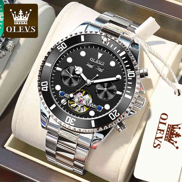 luxury olevs 2021 brand fashion business automatic mechanical clock black casual waterproof relogio masculino 6605, Slivery;brown
luxury olevs 2021 brand fashion business automatic mechanical clock black casual waterproof relogio masculino 6605, Slivery;brown