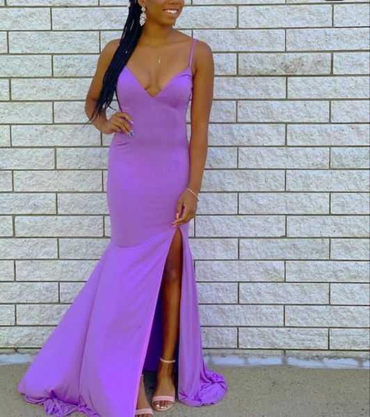 party dresses long spaghetti straps v-neck evening with slit mermaid criss cross back satin abendkleid robes de soirée for women, White;black
party dresses long spaghetti straps v-neck evening with slit mermaid criss cross back satin abendkleid robes de soirée for women, White;black