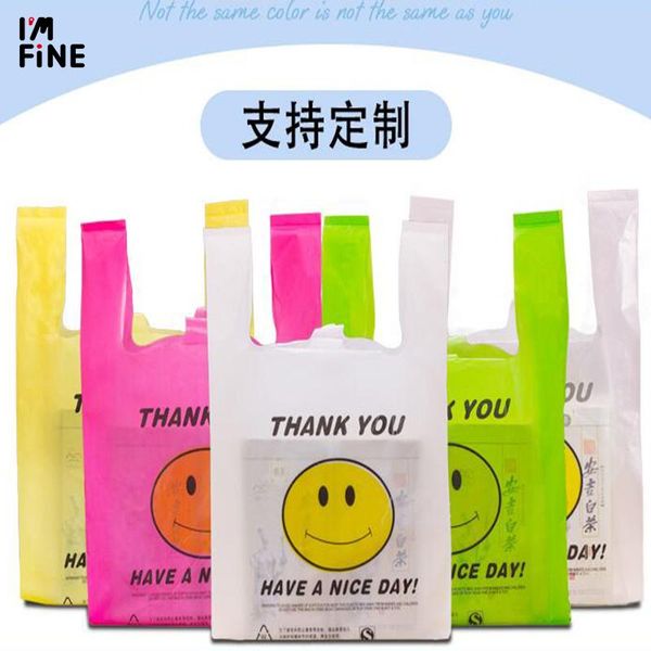 gift wrap 50pcs/lot small pink thank you plastic bags with handle,colorful shopping smile supermarket vest bag
gift wrap 50pcs/lot small pink thank you plastic bags with handle,colorful shopping smile supermarket vest bag