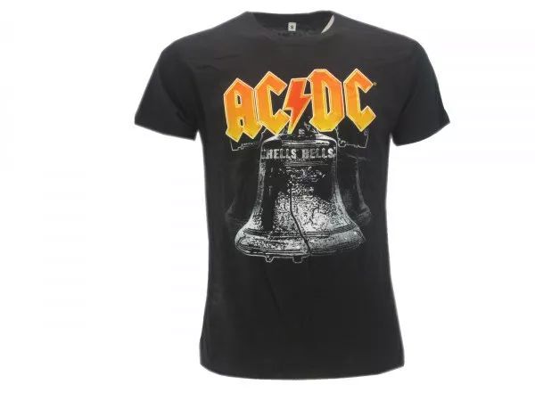T-Shirt Shirt Rock Music ACDC Hells Bells Original with label, White;black
T-Shirt Shirt Rock Music ACDC Hells Bells Original with label, White;black