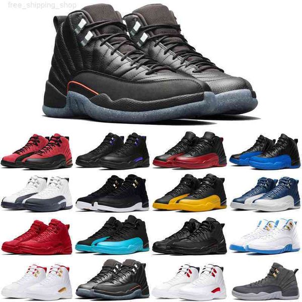 original 12 12s mens basketball shoes utility twist playoffs royalty reverse flu game university gold men trainers sports sneakers size 7-13, Black
original 12 12s mens basketball shoes utility twist playoffs royalty reverse flu game university gold men trainers sports sneakers size 7-13, Black