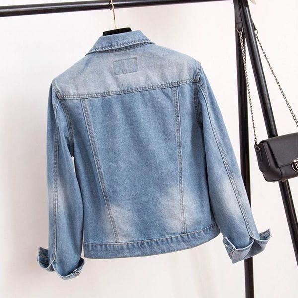 women's jackets denim jacket real jaquetas feminino spring women 2021 autumn large female embroidery paragraph long sleeve printed, Black;brown
women's jackets denim jacket real jaquetas feminino spring women 2021 autumn large female embroidery paragraph long sleeve printed, Black;brown