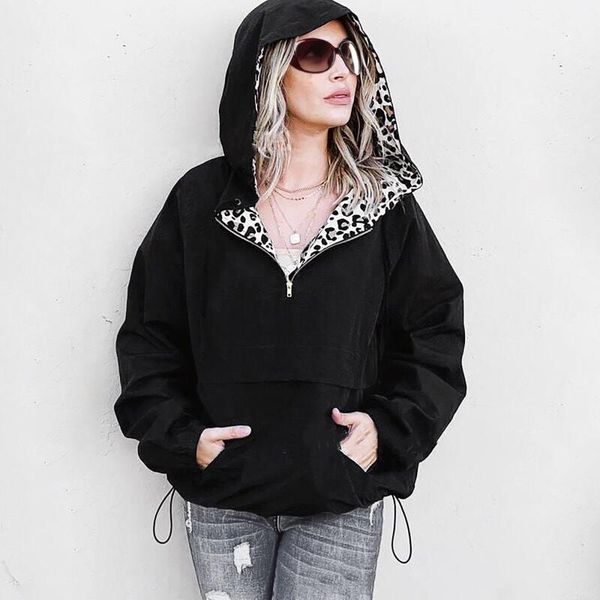 women's hoodies & sweatshirts leopard print women jacket thin coat stand collar long sleeve bomber casual woman big size ladies coats, Black
women's hoodies & sweatshirts leopard print women jacket thin coat stand collar long sleeve bomber casual woman big size ladies coats, Black