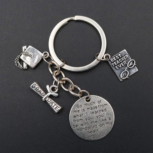 keychains 1pc so much of me is made from what i learned you charm graduation certificate & hat keychain teacher ever, Silver
keychains 1pc so much of me is made from what i learned you charm graduation certificate & hat keychain teacher ever, Silver