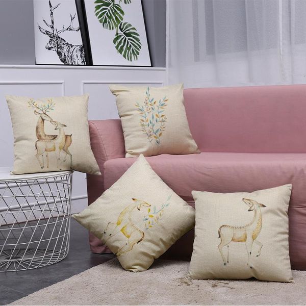 nordic color elk pattern printing linen home cushion cover watercolor office casual decoration fluffy pillowcase cushion/decorative pillow
nordic color elk pattern printing linen home cushion cover watercolor office casual decoration fluffy pillowcase cushion/decorative pillow