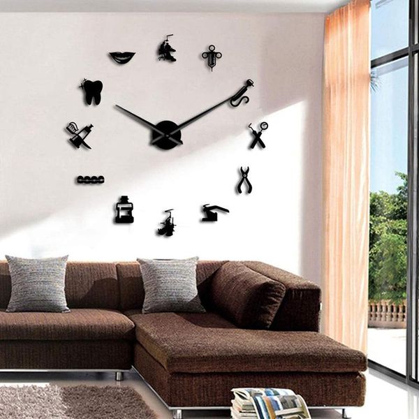 large diy wall clock dentist frameless mute non ticking quartz clocks watch with mirror for bedroom decor gifts
large diy wall clock dentist frameless mute non ticking quartz clocks watch with mirror for bedroom decor gifts
