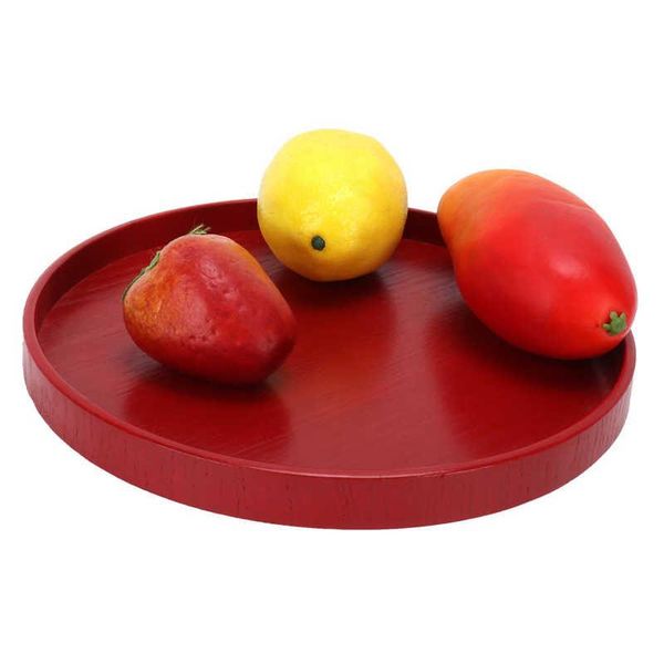 dishes & plates red round wooden plate grade fruit cutlery tray for kitchen home restaurant
dishes & plates red round wooden plate grade fruit cutlery tray for kitchen home restaurant