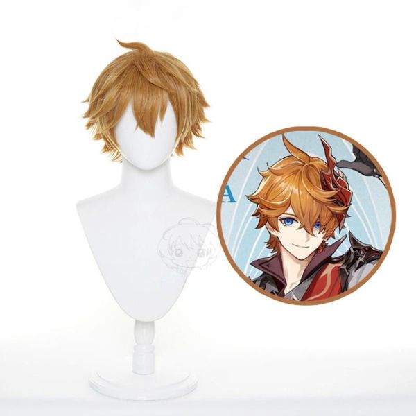 other event & party supplies genshin impact tartaglia cosplay wig short orange headwear heat resistant synthetic hair halloween carnival
other event & party supplies genshin impact tartaglia cosplay wig short orange headwear heat resistant synthetic hair halloween carnival