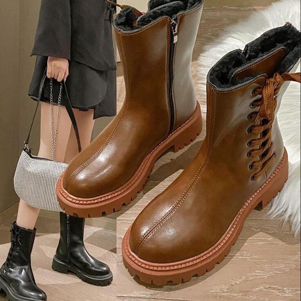 boots ankle women shoes woman fashion flat-bottomed warm winter 2021 short fur d670, Black
boots ankle women shoes woman fashion flat-bottomed warm winter 2021 short fur d670, Black