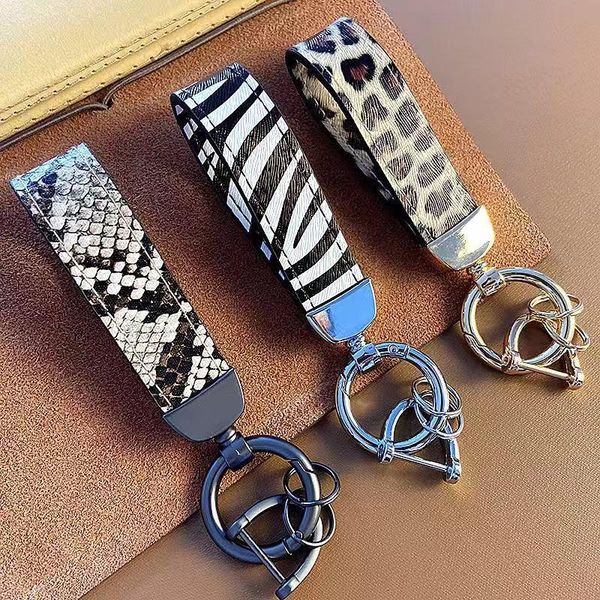 genuine leather keychains leopard zebra snake pattern car key ring for men women fashion accessory keychain gifts, Silver
genuine leather keychains leopard zebra snake pattern car key ring for men women fashion accessory keychain gifts, Silver
