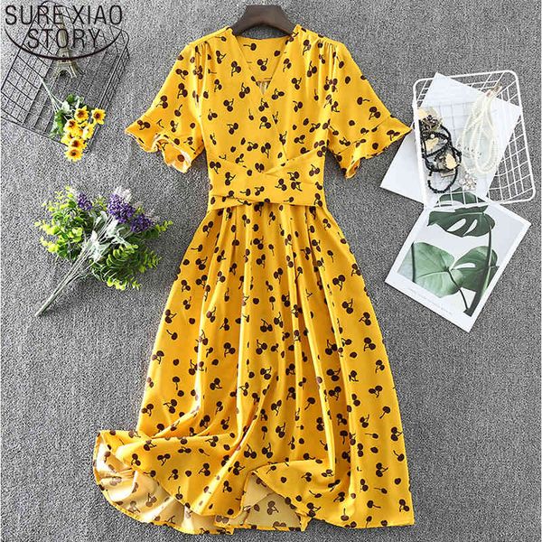 french lovely pattern print women v-neck dresses flare short sleeve high waist plus size midi belt casual dress 10231 210417, Black;gray
french lovely pattern print women v-neck dresses flare short sleeve high waist plus size midi belt casual dress 10231 210417, Black;gray