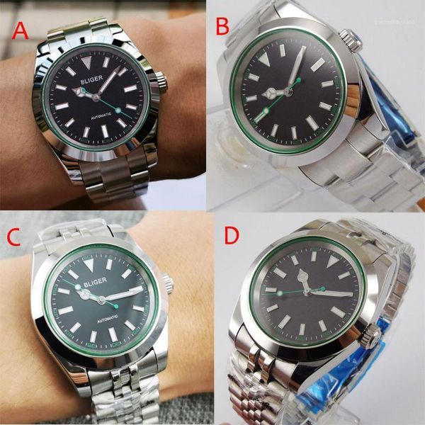 wristwatches japan nh35a green second hand 36mm polished men watch jubilee/oyster bracelet seeing glass back flat sapphire crystal, Slivery;brown
wristwatches japan nh35a green second hand 36mm polished men watch jubilee/oyster bracelet seeing glass back flat sapphire crystal, Slivery;brown