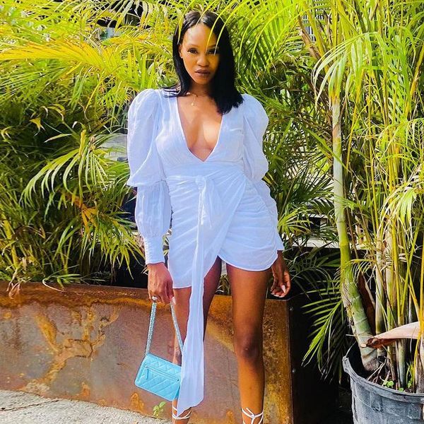 casual dresses party club bodycon for women 2021 summer solid v-neck long sleeve shirring mixi dress female streetwears sweet girl, Black;gray
casual dresses party club bodycon for women 2021 summer solid v-neck long sleeve shirring mixi dress female streetwears sweet girl, Black;gray