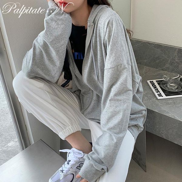 women's vests korean version loose thin long-sleeved hooded sun protection coat solid color retro shirt student girl top, Black;white
women's vests korean version loose thin long-sleeved hooded sun protection coat solid color retro shirt student girl top, Black;white