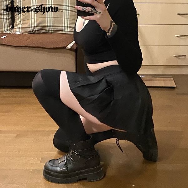 2021goth dark gothic women mini skirt high waist pleated punk grunge black summer skirts 2021 chic irregular rivet streetwear
2021goth dark gothic women mini skirt high waist pleated punk grunge black summer skirts 2021 chic irregular rivet streetwear