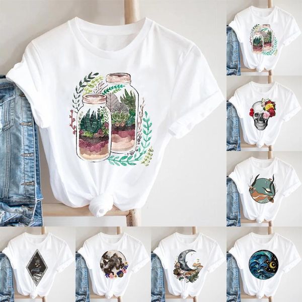 women's t-shirt 2021 fashion casually short-sleeved summer printing female round neck white streetwear clothes
women's t-shirt 2021 fashion casually short-sleeved summer printing female round neck white streetwear clothes