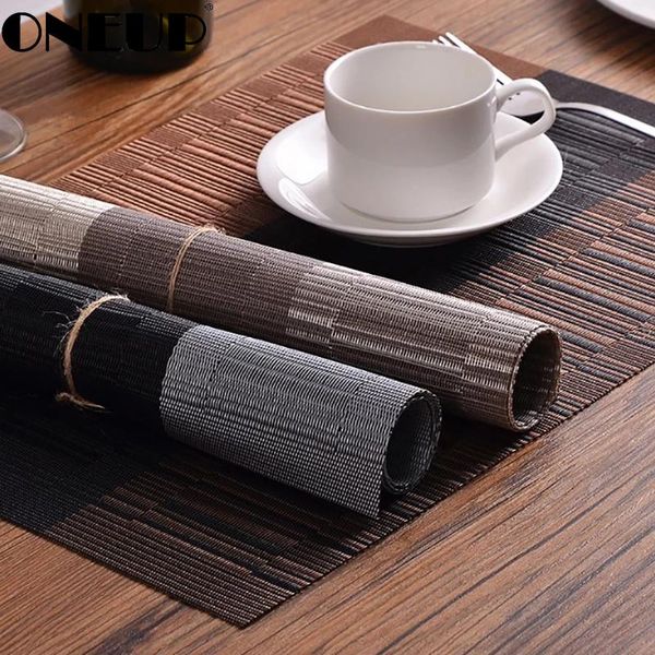 mats & pads oneup 4pcs/lot luxury placemat pvc tablemat waterproof heat-insulated dining table mat disc bowl pad coasters restaurant
mats & pads oneup 4pcs/lot luxury placemat pvc tablemat waterproof heat-insulated dining table mat disc bowl pad coasters restaurant
