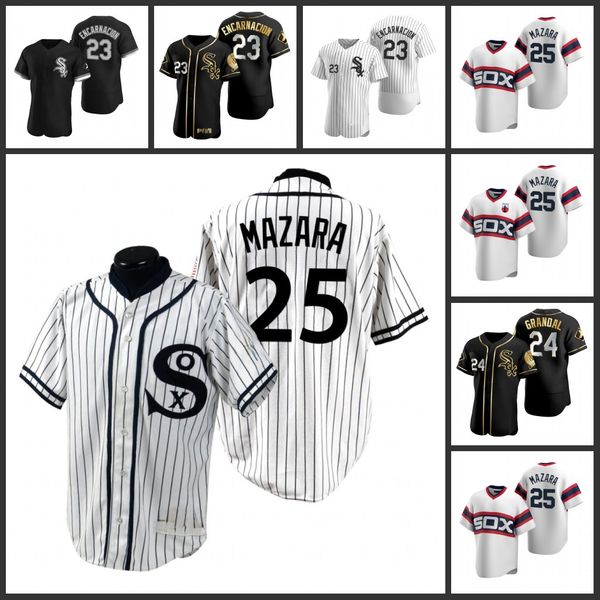 chicago white sox men 25 nomar mazara 24 yasmani grandal 23 edwin encarnacion women youth jersey, Black
chicago white sox men 25 nomar mazara 24 yasmani grandal 23 edwin encarnacion women youth jersey, Black