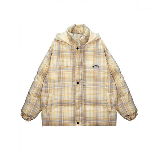 women's down & parkas aesthetic striped plaid winter thick warm coat women loose sweet zipper parka vintage karean harajuku zip jacket, Black
women's down & parkas aesthetic striped plaid winter thick warm coat women loose sweet zipper parka vintage karean harajuku zip jacket, Black
