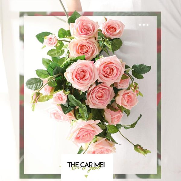 decorative flowers & wreaths 5heads tea rose peony artificial flower real touch for home decor wedding decoration party garden
decorative flowers & wreaths 5heads tea rose peony artificial flower real touch for home decor wedding decoration party garden