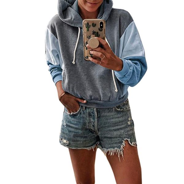 women's hoodies & sweatshirts fashion plus size contrast color women long sleeve loose 2021 fall winter female woman clothes, Black
women's hoodies & sweatshirts fashion plus size contrast color women long sleeve loose 2021 fall winter female woman clothes, Black