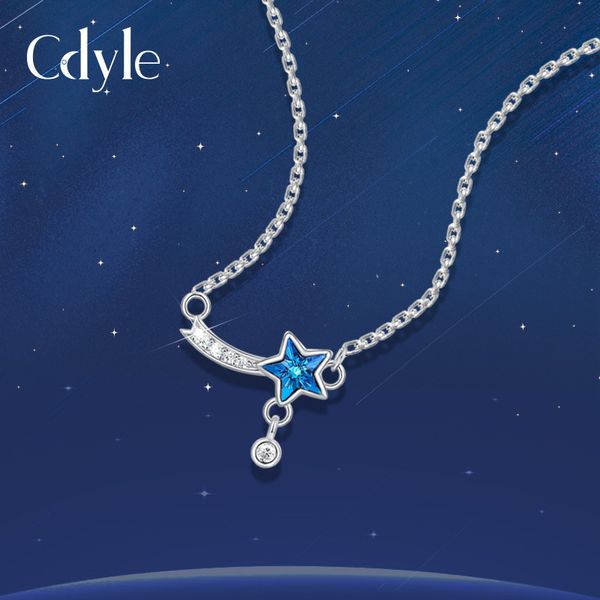 necklace sidel blue star women's s925 silver clavicle chain fashion versatile crystal
necklace sidel blue star women's s925 silver clavicle chain fashion versatile crystal