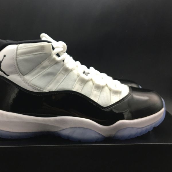 air 11 concord 378037-100 white black 11s xi women men sports shoes sneakers suede trainers with original box, Black;white
air 11 concord 378037-100 white black 11s xi women men sports shoes sneakers suede trainers with original box, Black;white