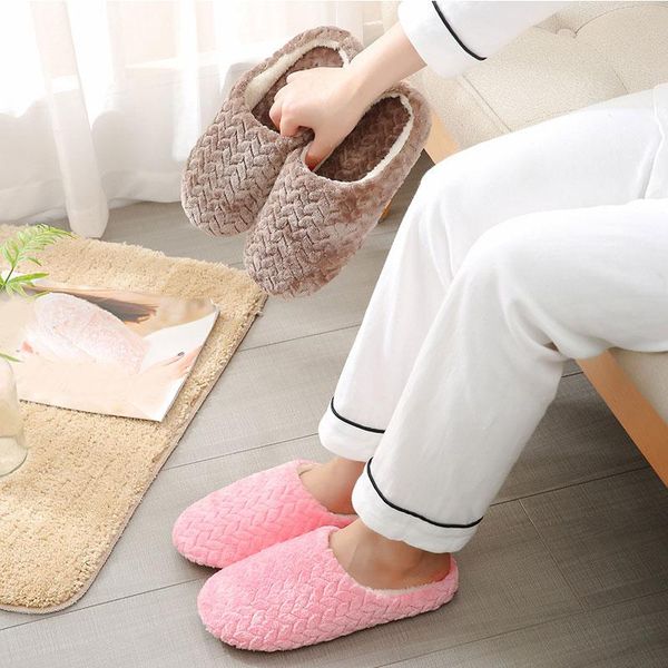 pairs women's slippers autumn winter indoor slip-on slides shoes for couple bottom soft home unisex, Black
pairs women's slippers autumn winter indoor slip-on slides shoes for couple bottom soft home unisex, Black