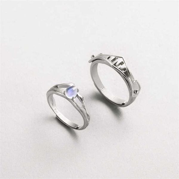 thaya natural blue light moonstone rings lovers' romantic ring 100% s925 silver armour bands for women vintage elegant jewelry 211217, Slivery;golden
thaya natural blue light moonstone rings lovers' romantic ring 100% s925 silver armour bands for women vintage elegant jewelry 211217, Slivery;golden