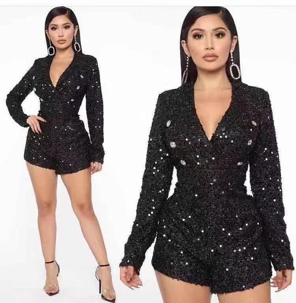 women's jumpsuits & rompers women winter style v neck mesh sparkly black playsuits 2021 celebrity designer fashion party playsuit, Black;white
women's jumpsuits & rompers women winter style v neck mesh sparkly black playsuits 2021 celebrity designer fashion party playsuit, Black;white