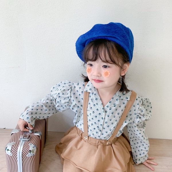 spring baby girls cute floral bubble sleeve shirts 1-5 years kids cotton casual shirt 210508, White;black
spring baby girls cute floral bubble sleeve shirts 1-5 years kids cotton casual shirt 210508, White;black