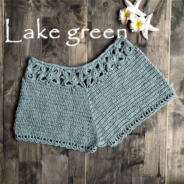 women knit shorts summer hollow out beach swimming surf board casual mini solid home crochet cotton net loose women's, White;black
women knit shorts summer hollow out beach swimming surf board casual mini solid home crochet cotton net loose women's, White;black